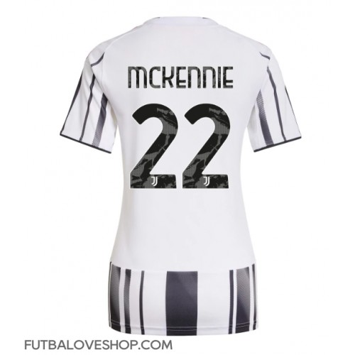 Dres Juventus Weston McKennie #22 Domáci pre Ženy 2025-26 Krátky Rukáv